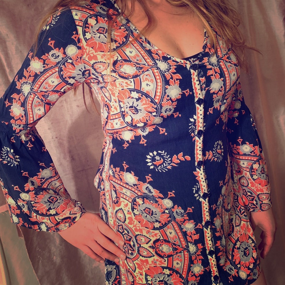 Billabong long Sleeve Tunic Dress